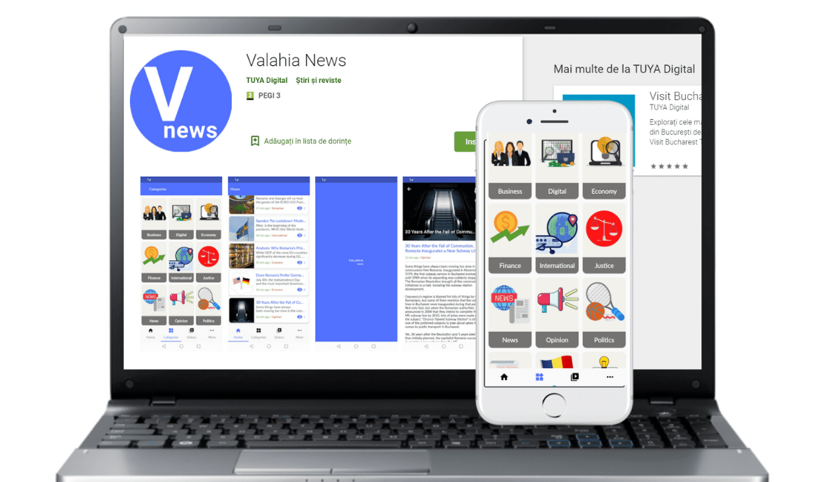 Valahia News application