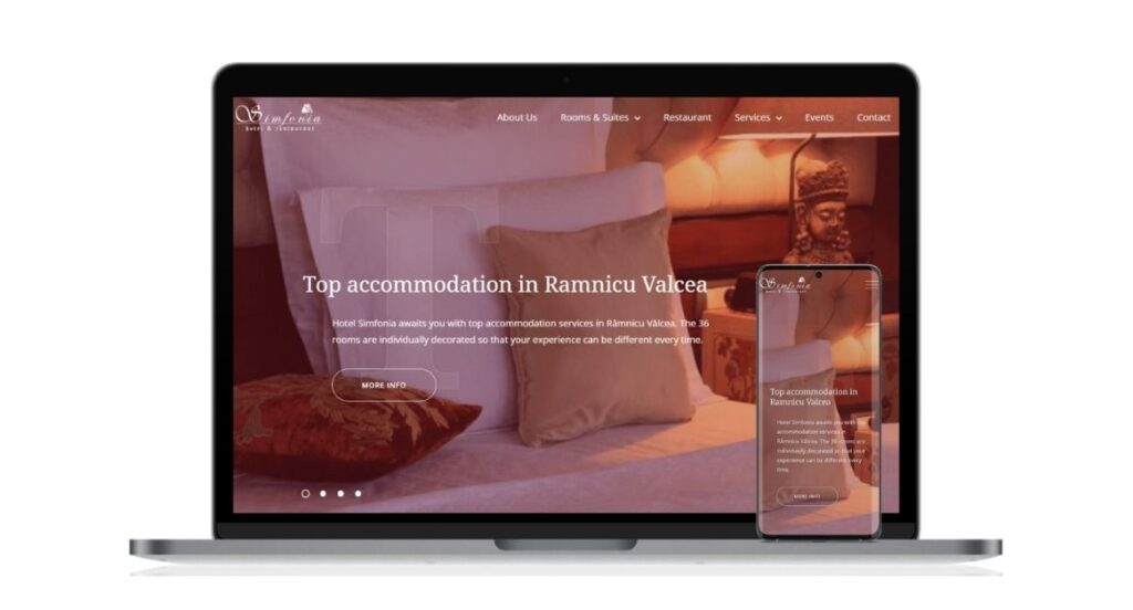 HOTEL SIMFONIA - a nice design for an client. The webdesign and web development were appreciated by our client.
